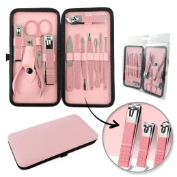 Kit de manucure professionnel de 12 pièces / Rose