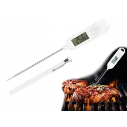 Thermomètre alimentaire LCD PROFI CHIEF / Blanc