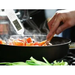 Thermomètre alimentaire LCD PROFI CHIEF / Blanc