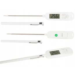 Thermomètre alimentaire LCD PROFI CHIEF / Blanc