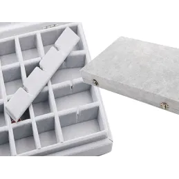 Coffret à bijoux luxueux AMBIENTE / Gris
