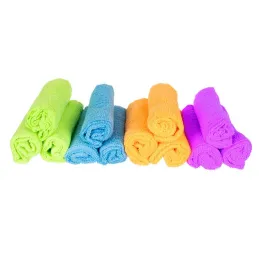 Lot de chiffons en microfibre EUROCLEAN – 12 pièces / couleurs assorties
