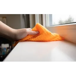 Lot de chiffons en microfibre EUROCLEAN – 12 pièces / couleurs assorties