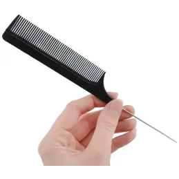 Lot de 10 peignes de coiffure BARBER / Noir