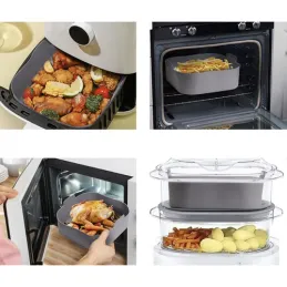 Insert en silicone pour friteuse à air chaud / Gris