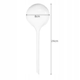 SET DE 8 DISTRIBUTEURS D’EAU AUTOMATIQUES POUR PLANTES EN POT / Transparent