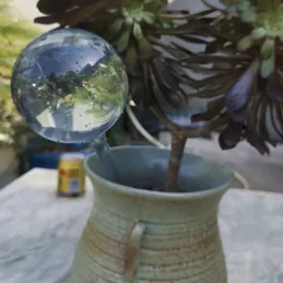 SET DE 8 DISTRIBUTEURS D’EAU AUTOMATIQUES POUR PLANTES EN POT / Transparent