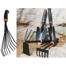 Ensemble d’outils de jardinage, 6 pièces / Noir