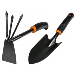 Ensemble d’outils de jardinage, 6 pièces / Noir
