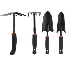 Ensemble d’outils de jardinage, 6 pièces / Noir