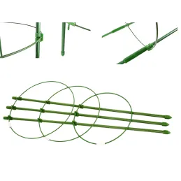 Support pour fleurs et légumes 600 mm / Vert