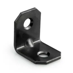 Équerres d’assemblage 20 x 20 mm – 10 pièces / zinc noir