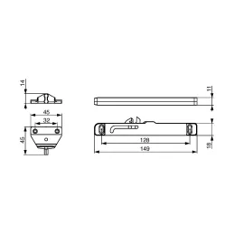 Amortissement pour metalboxy RIEX / Gris