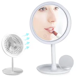 Miroir cosmétique avec ventilateur ICE / Blanc