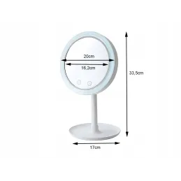 Miroir cosmétique avec ventilateur ICE / Blanc