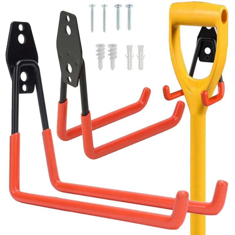 Support de garage pour outils et vélos / Rouge