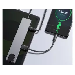 Prise de raccordement pour tous les types de connecteurs OFFICE HUB / Argent