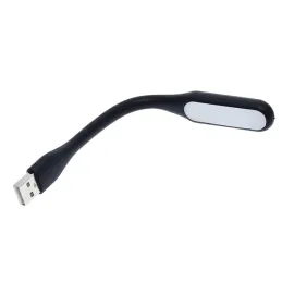 Lampe flexi USB en silicone pour ordinateur portable PAD / Noir