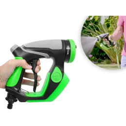 Pistolet haute pression pour le lavage de voiture avec réservoir de détergent / Vert