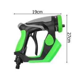 Pistolet haute pression pour le lavage de voiture avec réservoir de détergent / Vert