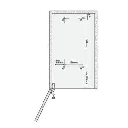 Poubelle coulissante 300 mm – 1 × 16 L / Inox