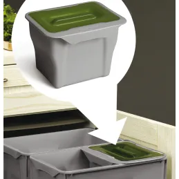 Poubelle de porte 5 l / Grise