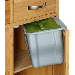 Poubelle de porte 5 l / Grise