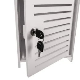 Armoire de salle de bains verrouillable WELLS / Blanc