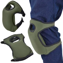 Protections de travail en mousse pour les genoux / Vert