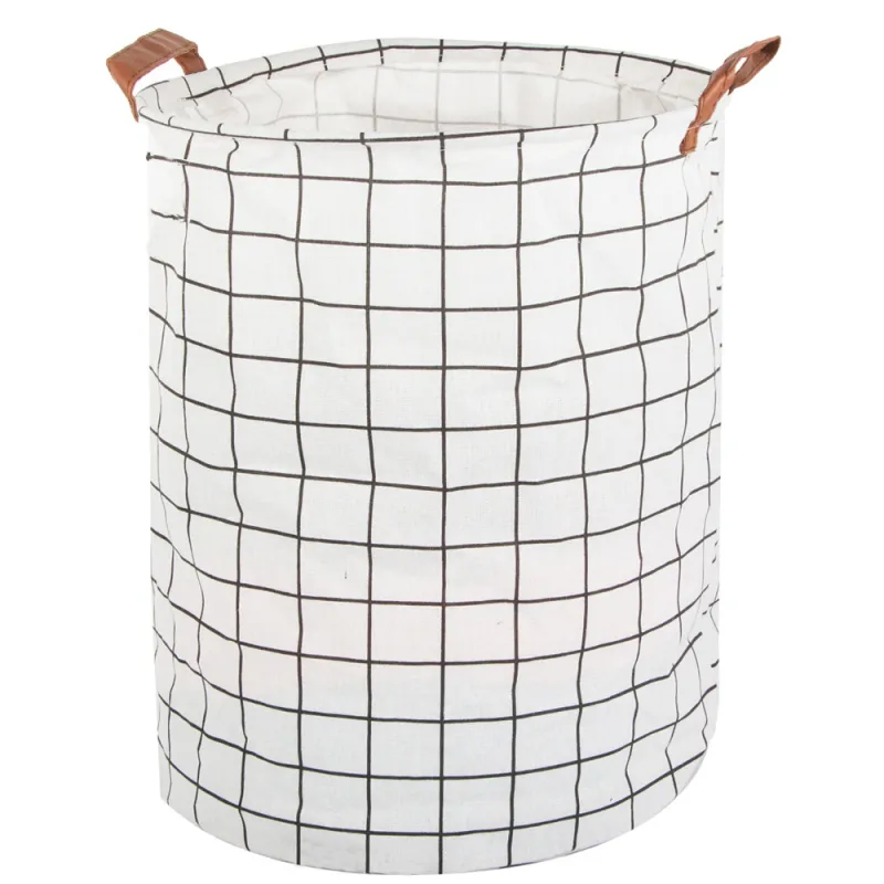 Panier à jouets et à linge CUTE 45 l / Blanc