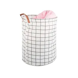 Panier à jouets et à linge CUTE 45 l / Blanc