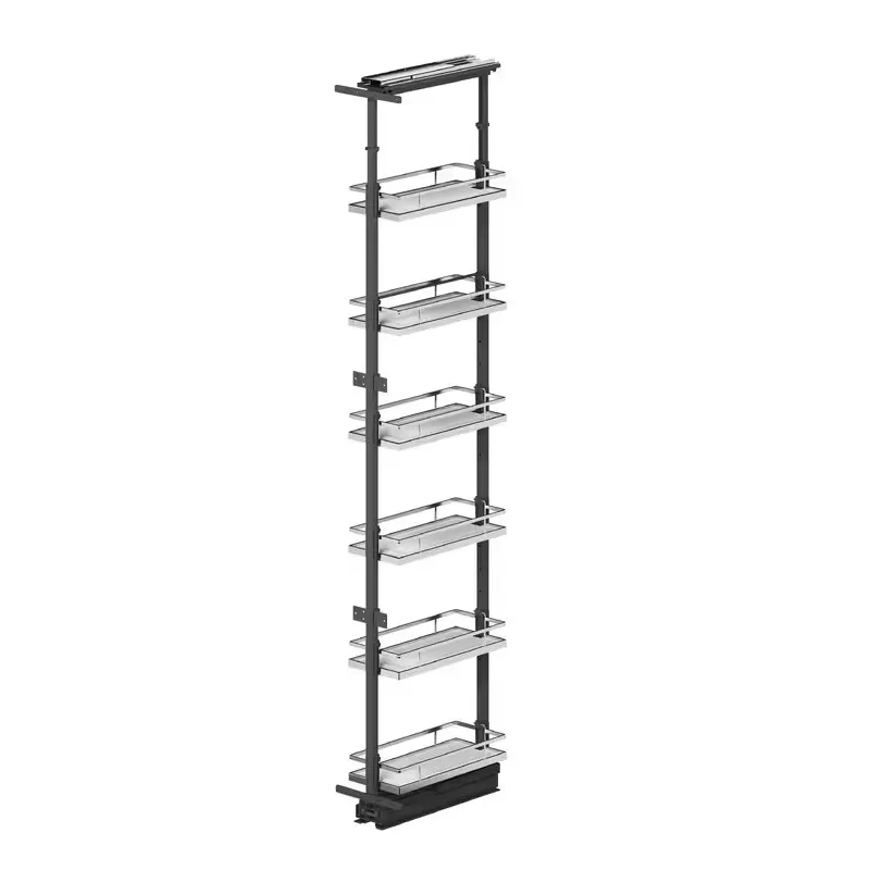 Pied de meuble de cuisine TARON 1959–2255 mm avec amortissement / Blanc – chrome