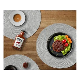 Set de table RIGA 380 mm / Gris