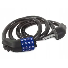 Antivol à code pour vélo LOCK 1000 mm / Noir