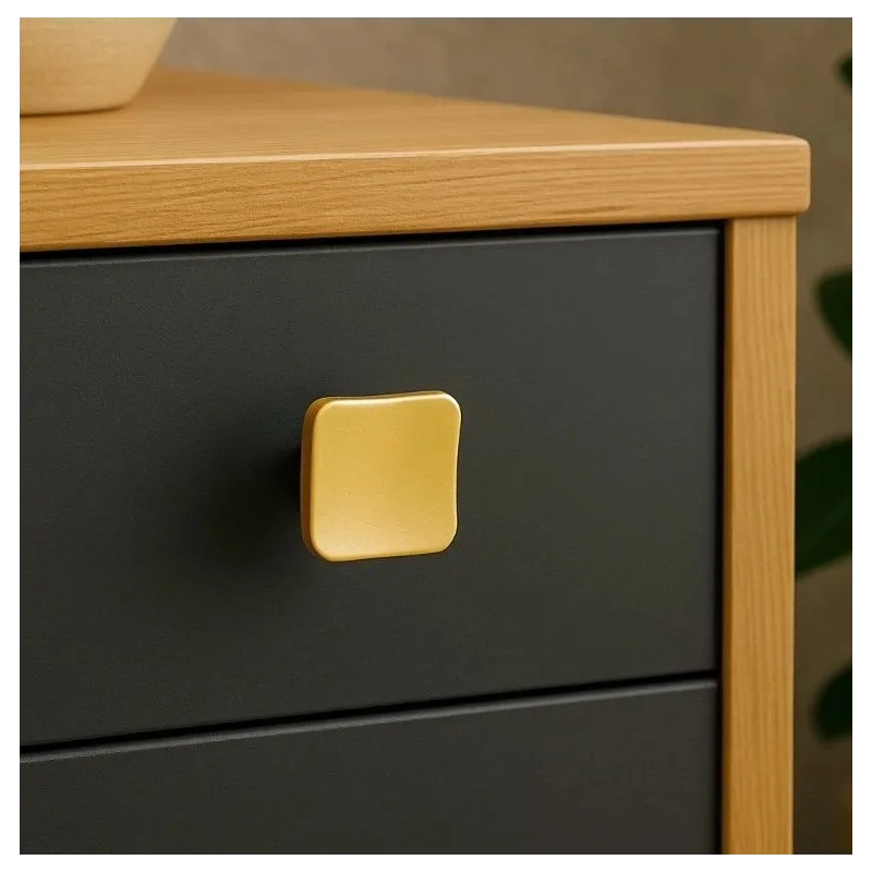Bouton de meuble PERLA / Or brossé