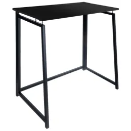 Bureau pliant VITTO 800 x 400 / Noir – Bois noir