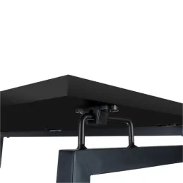 Bureau pliant VITTO 800 x 400 / Noir – Bois noir
