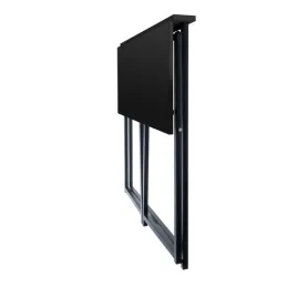 Bureau pliant VITTO 800 x 400 / Noir – Bois noir