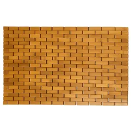 Tapis de bain antidérapant en bambou LASSA / Bois