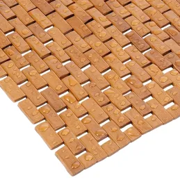 Tapis de bain antidérapant en bambou LASSA / Bois