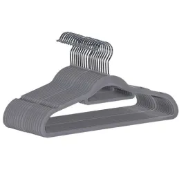 Lot de 20 cintres à épaules / Gris