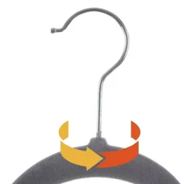 Lot de 20 cintres à épaules / Gris