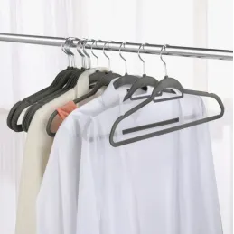 Lot de 20 cintres à épaules / Gris