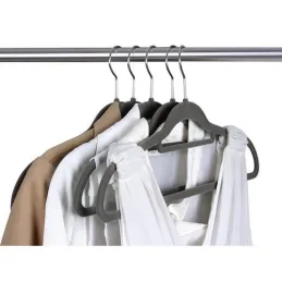 Lot de 20 cintres à épaules / Gris