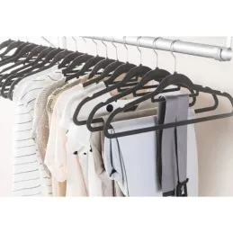 Lot de 20 cintres à épaules / Gris