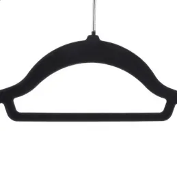 Lot de 20 cintres à épaules crantées / Noir
