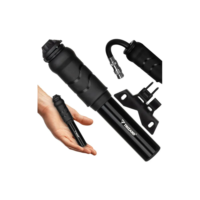 Pompe à vélo manuelle MINI / Noire