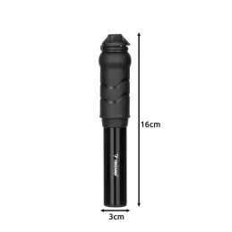 Pompe à vélo manuelle MINI / Noire
