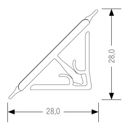 Baguette d’étanchéité KRONOSPAN Nero Bronzo / K698 PN