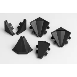 Set d’embouts pour baguette d’étanchéité KRONOSPAN / Noir